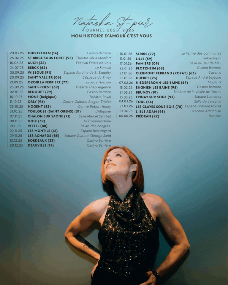 Natasha St Pier Tournée dates